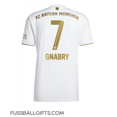 Bayern Munich Serge Gnabry #7 Fußballbekleidung Auswärtstrikot 2022-23 Kurzarm